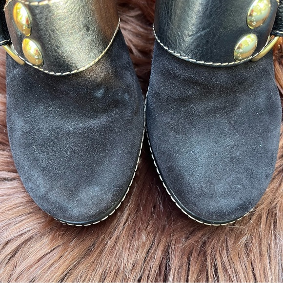 COACH “Claude” Suede Mules - Picture 8 of 13